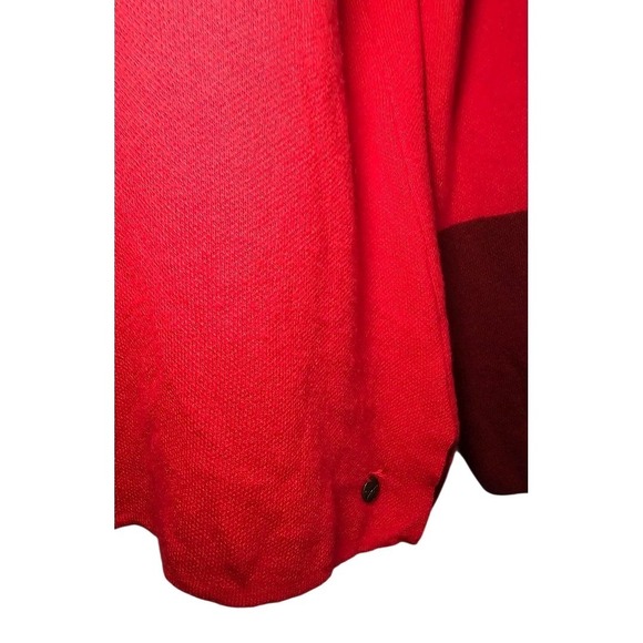 Royal Robbins Westlands Funnel Neck Merino Wool Blend LS Red Sweater Size Large - Picture 9 of 9